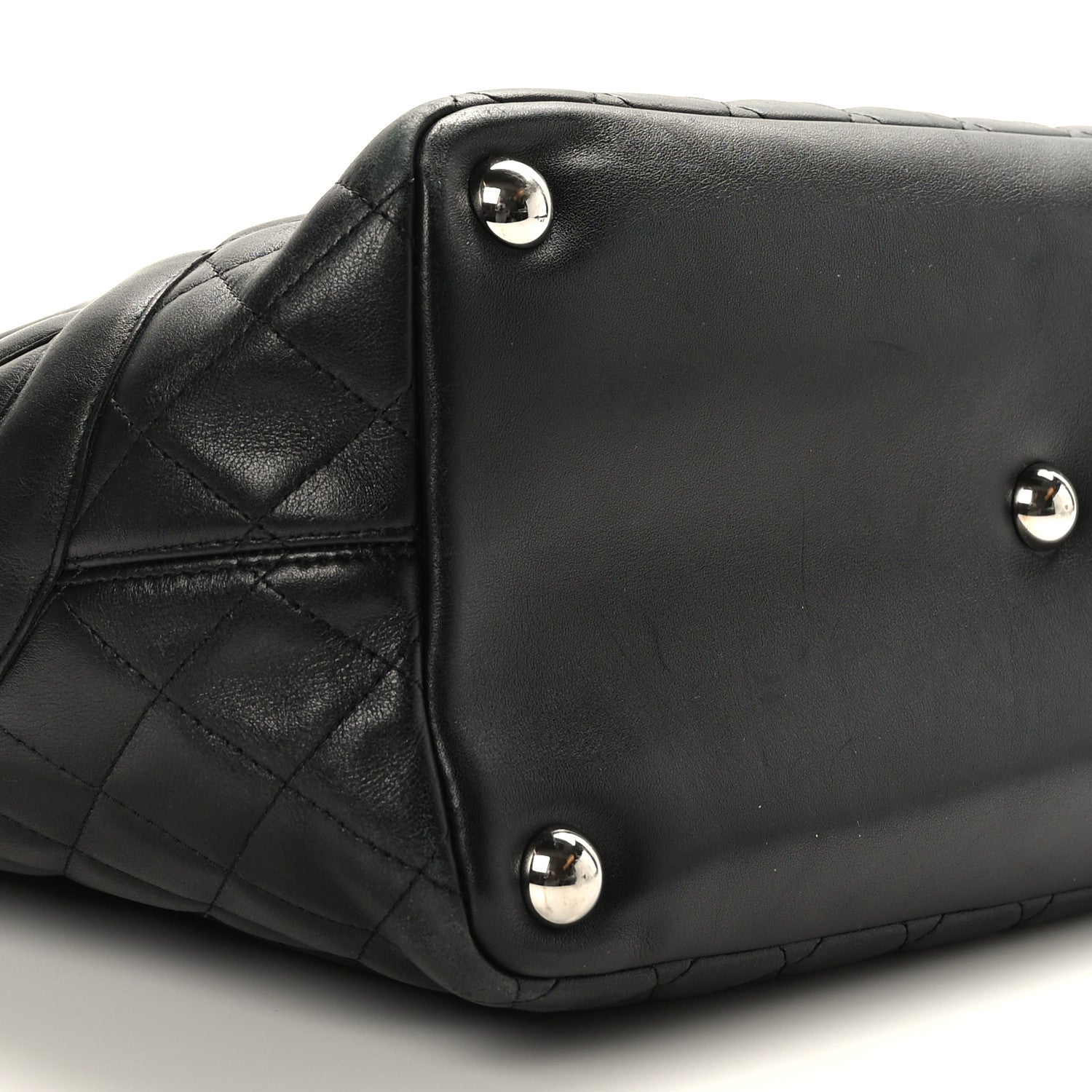 Chanel Calfskin Quilted Large Cambon Tote Black 8 of 9