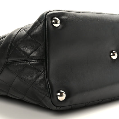 Chanel Calfskin Quilted Large Cambon Tote Black 8 of 9