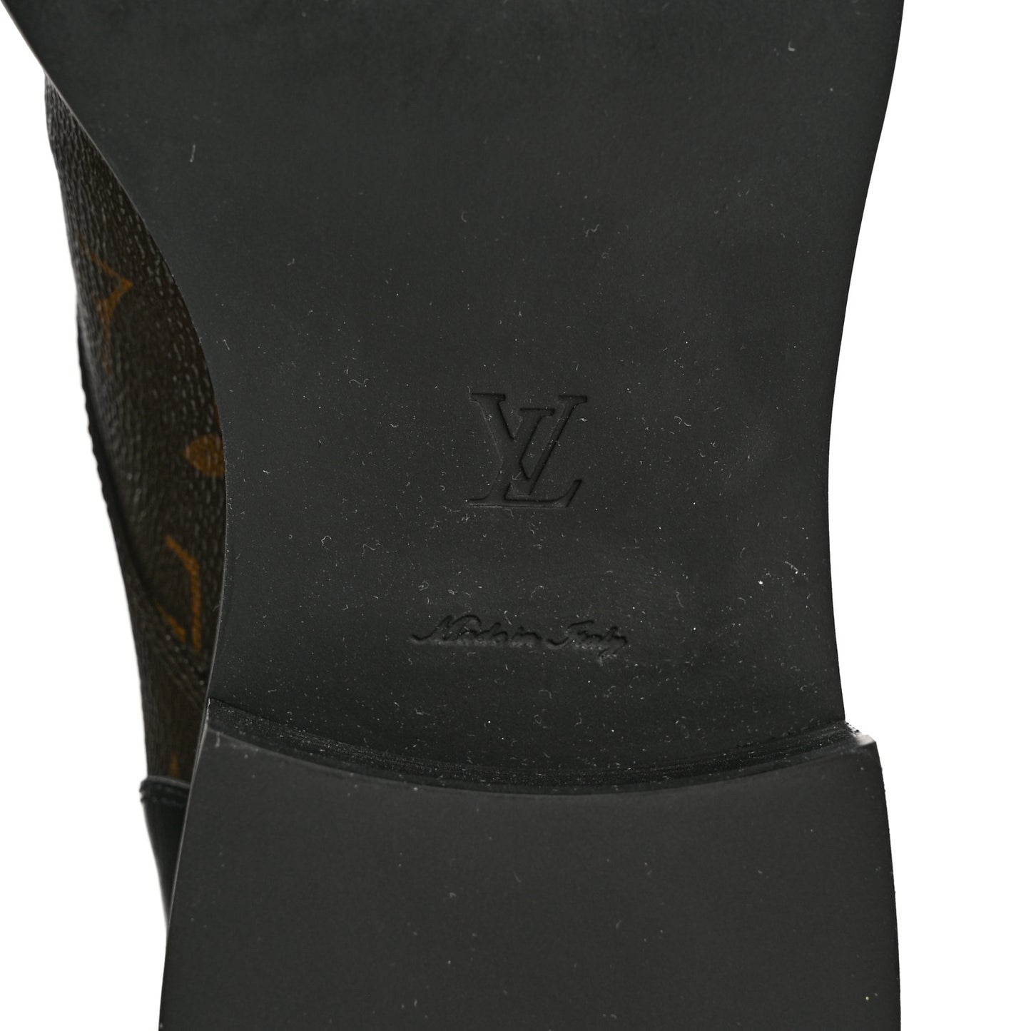 Calfskin Monogram Wonderland Flat Ranger Boots 37.5 Black
