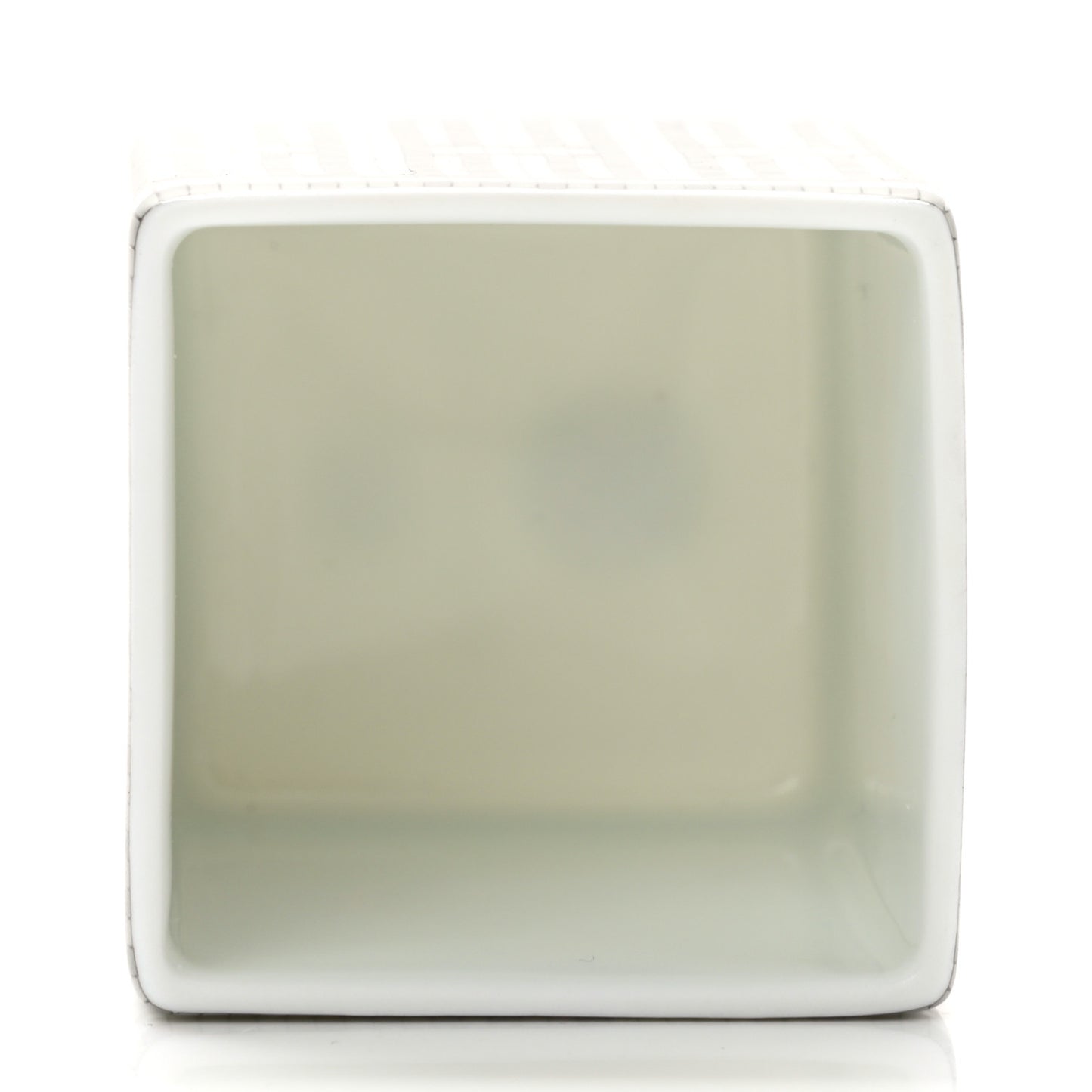 Porcelain Small Mosaique Au 24 Sugar Box Platinum