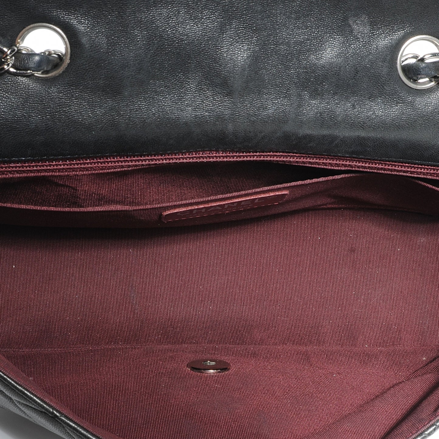 Lambskin Medium Coco Rider Flap Black