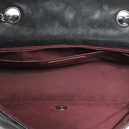 Chanel Lambskin Medium Coco Rider Flap Black 9 of 12
