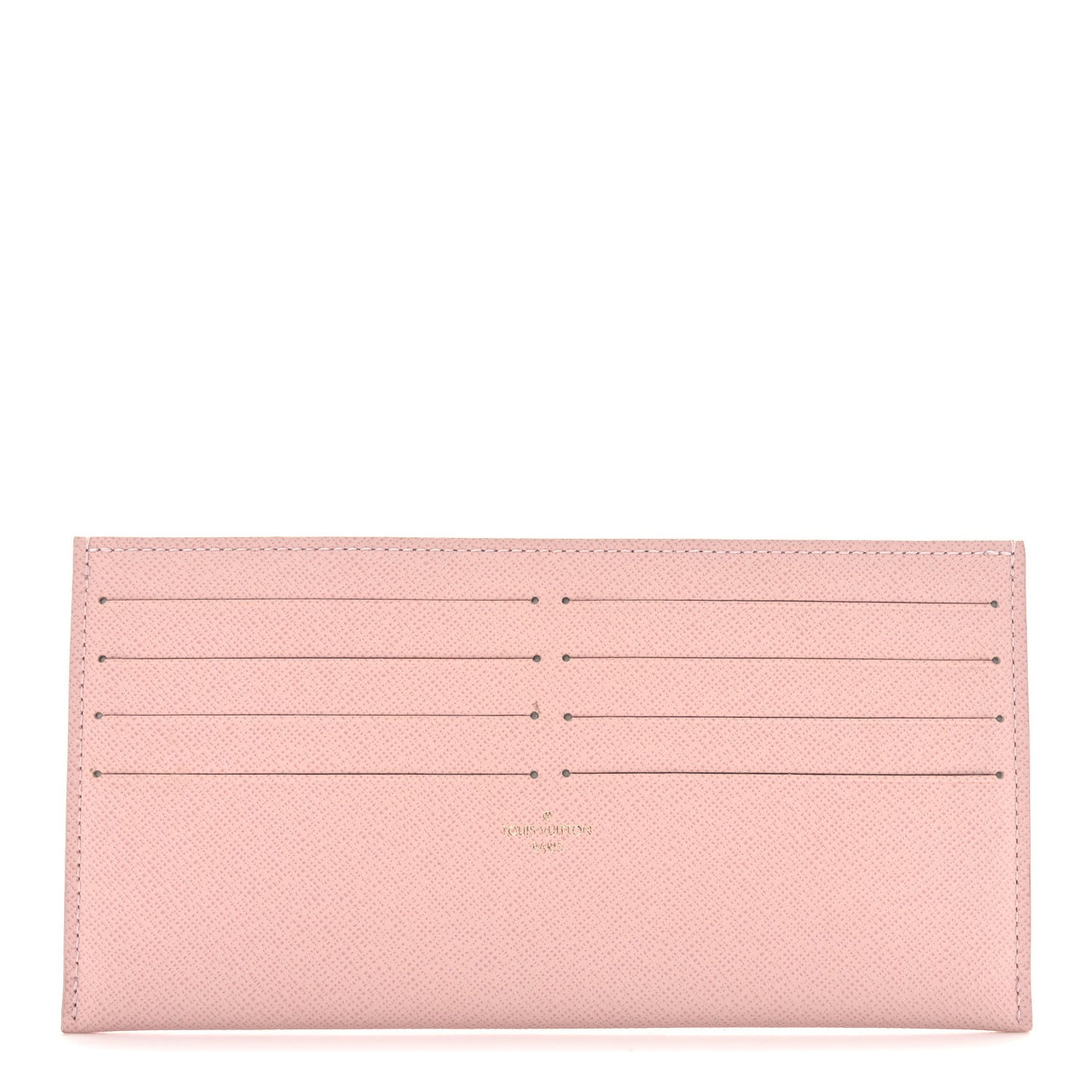 Calfskin Felicie Card Holder Insert Rose Ballerine