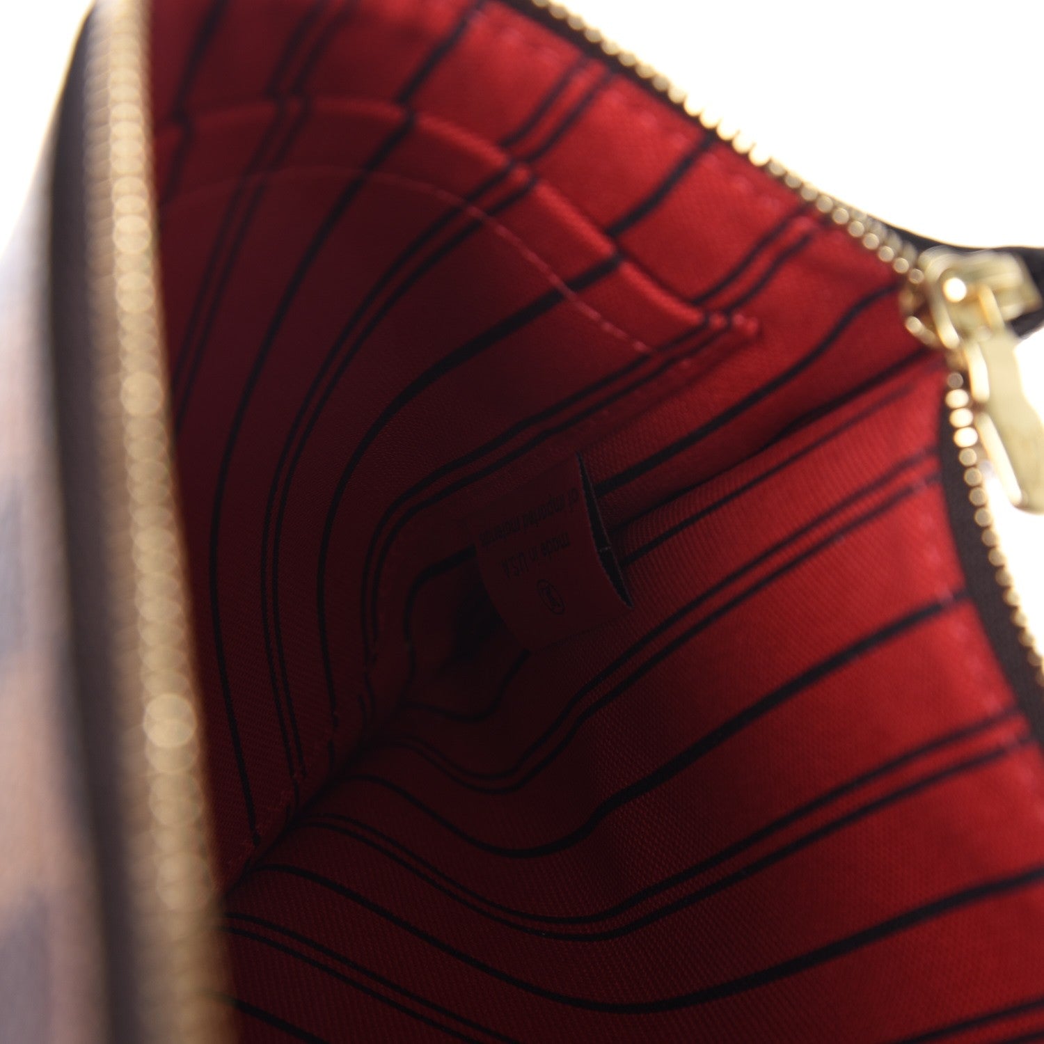 Louis Vuitton Damier Ebene Neverfull MM GM Pochette 7 of 9