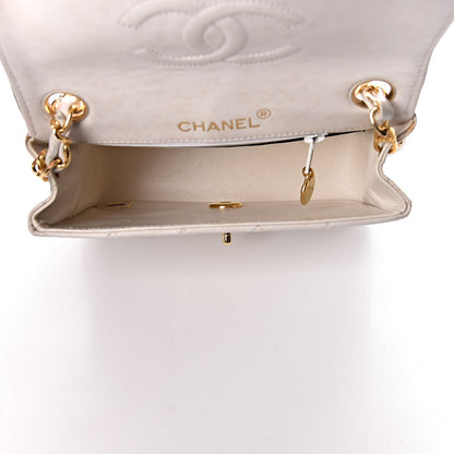 Chanel Lambskin Quilted Mini Square Flap White 5 of 11