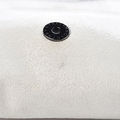 Stella McCartney Shaggy Deer Falabella Fold Over Clutch Chalk 9 of 12