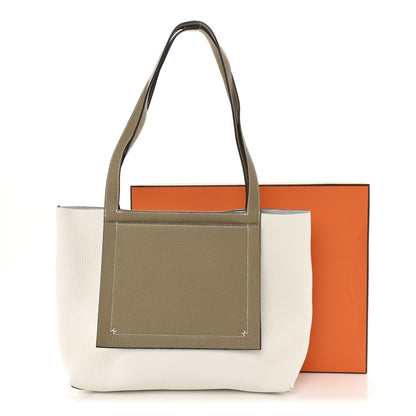 Hermes Taurillon Clemence Cabasellier 31 Mushroom Beige Marfa 11 of 11