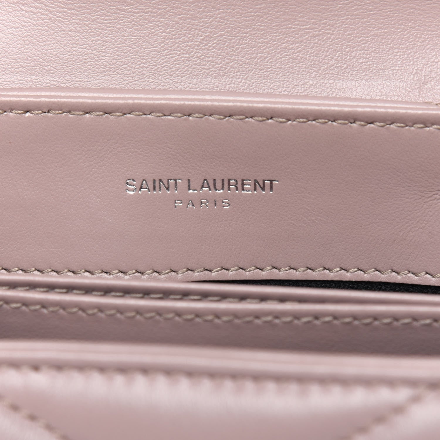 Saint Laurent Calfskin Y Quilted Monogram Toy Loulou Crossbody Bag Light Natural 6 of 21