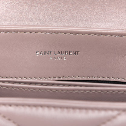Saint Laurent Calfskin Y Quilted Monogram Toy Loulou Crossbody Bag Light Natural 6 of 21