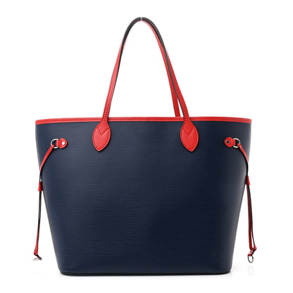 Louis Vuitton Epi Neverfull MM Indigo Coquelicot 1 of 11