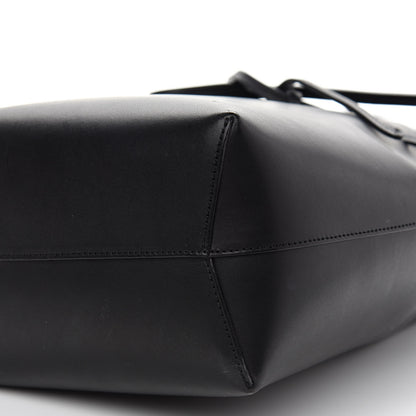 Mansur Gavriel Vegetable Tanned Calfskin Mini Bucket Bag Black Flamma 9 of 10