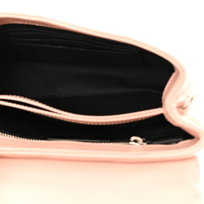 Saint Laurent Calfskin Y Quilted Monogram Toy Loulou Crossbody Bag Tender Pink 5 of 11