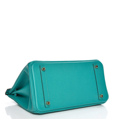 Hermes Epsom Birkin 30 Bleu Paon 5 of 25