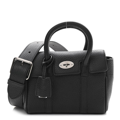 Mulberry Small Classic Grain Mini Bayswater Black 1 of 9