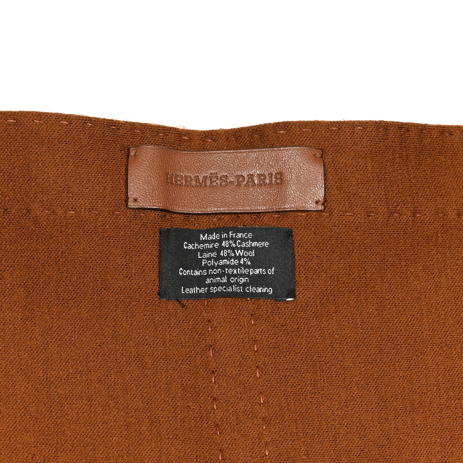 Hermes Cashmere Wool Poncho 4 of 4