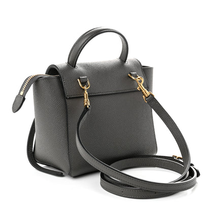 Celine Grained Calfskin Nano Belt Bag Grey 2 of 9