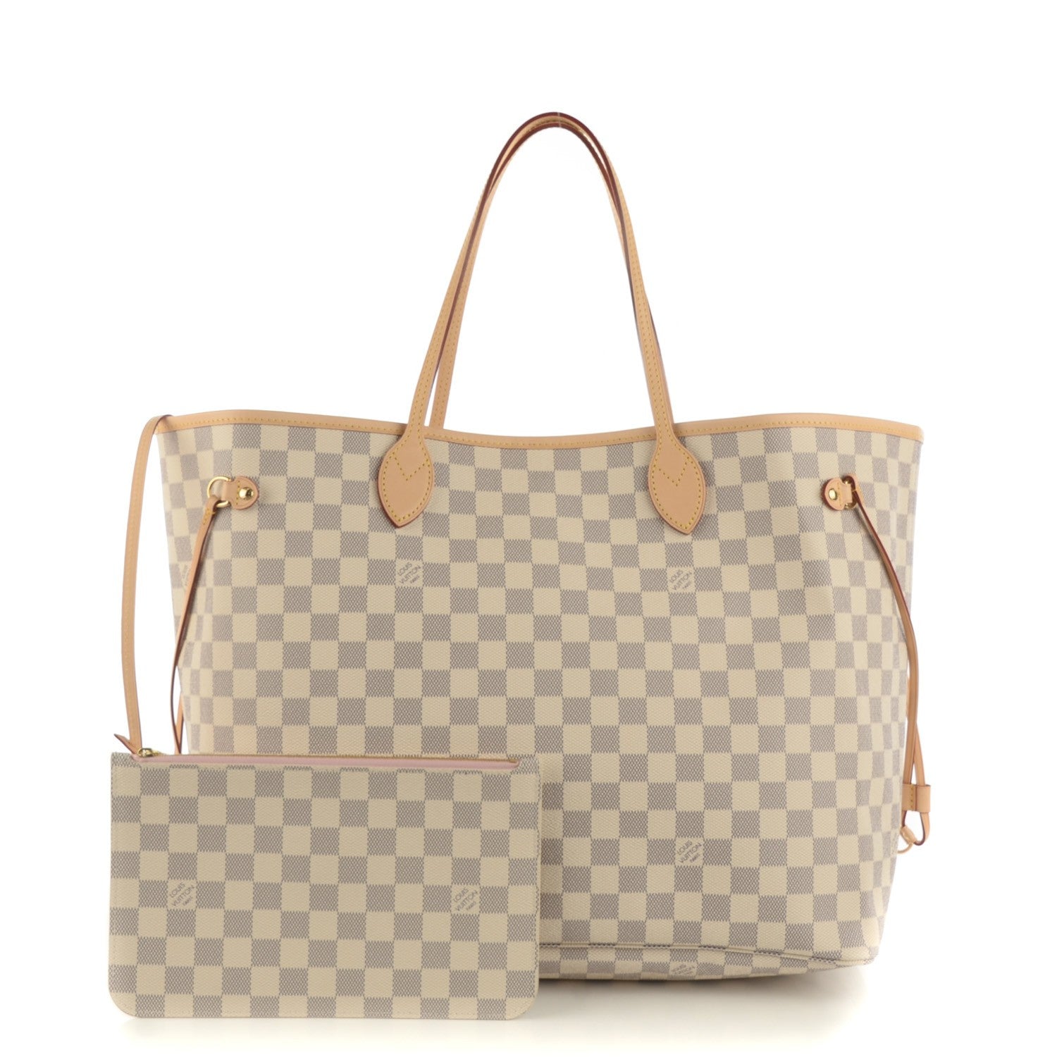 Louis Vuitton Damier Azur Neo Neverfull GM Rose Ballerine 1 of 18