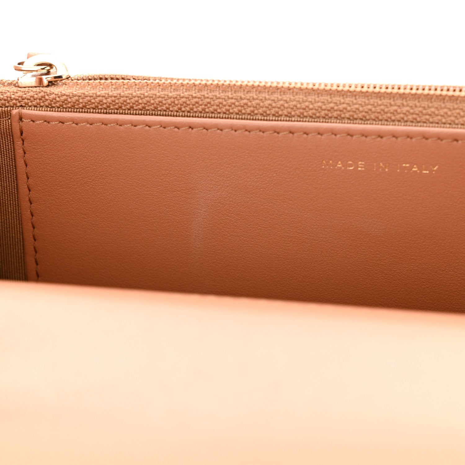 Chanel Lambskin Quilted Chanel 19 Wallet On Chain WOC Brown 11 of 12