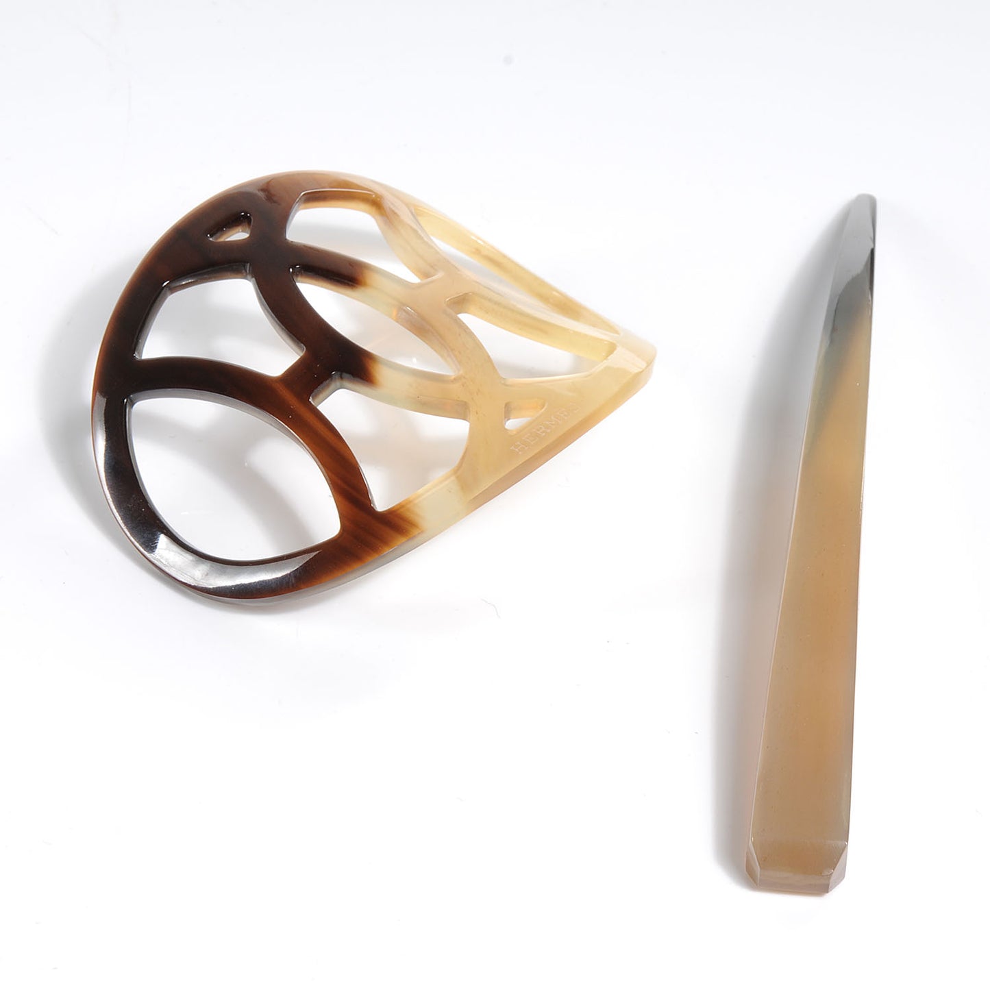 Buffalo Horn Lift PM Curved Hair Barrette