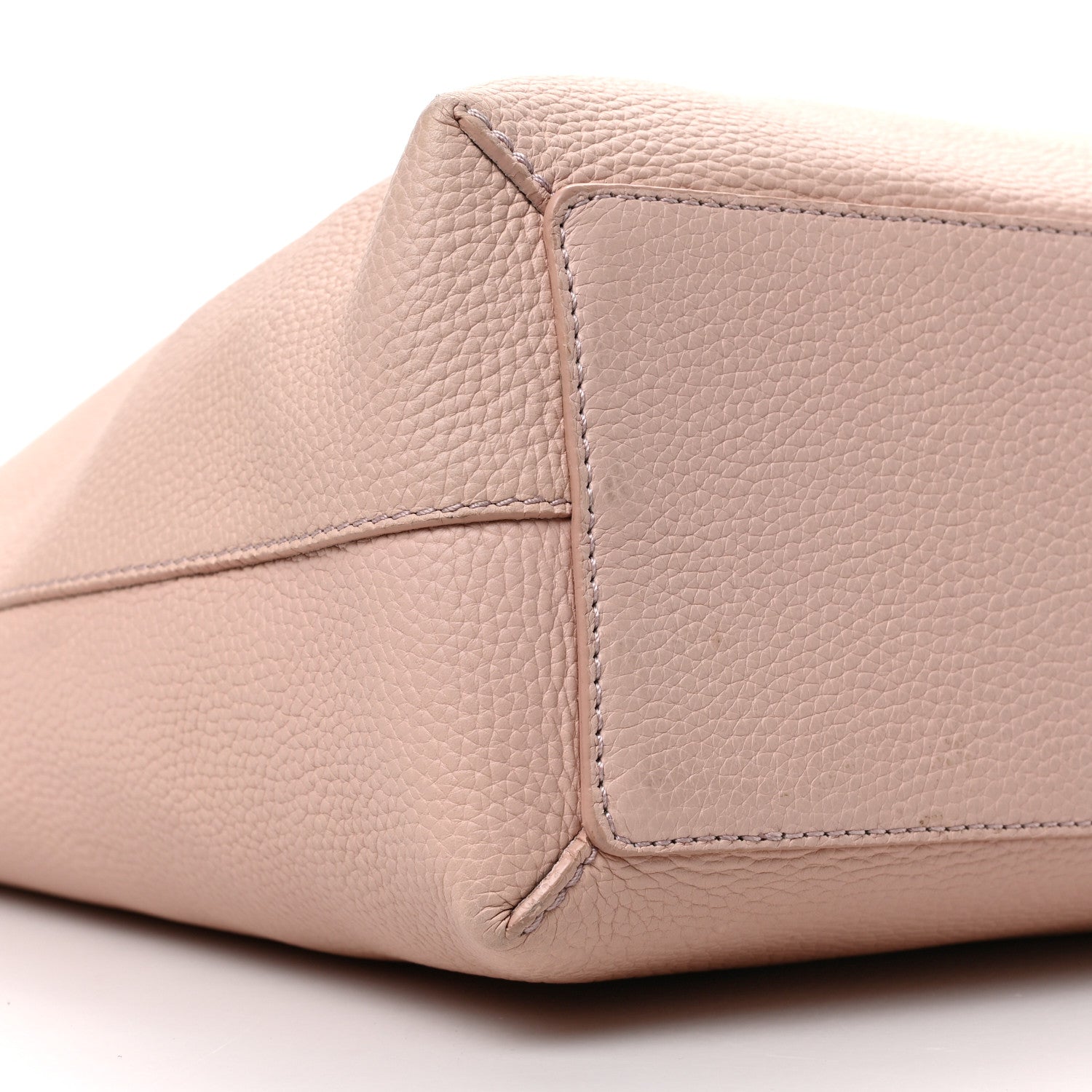 Burberry Grainy Calfskin Remington Tote Pale Ash Rose 7 of 8