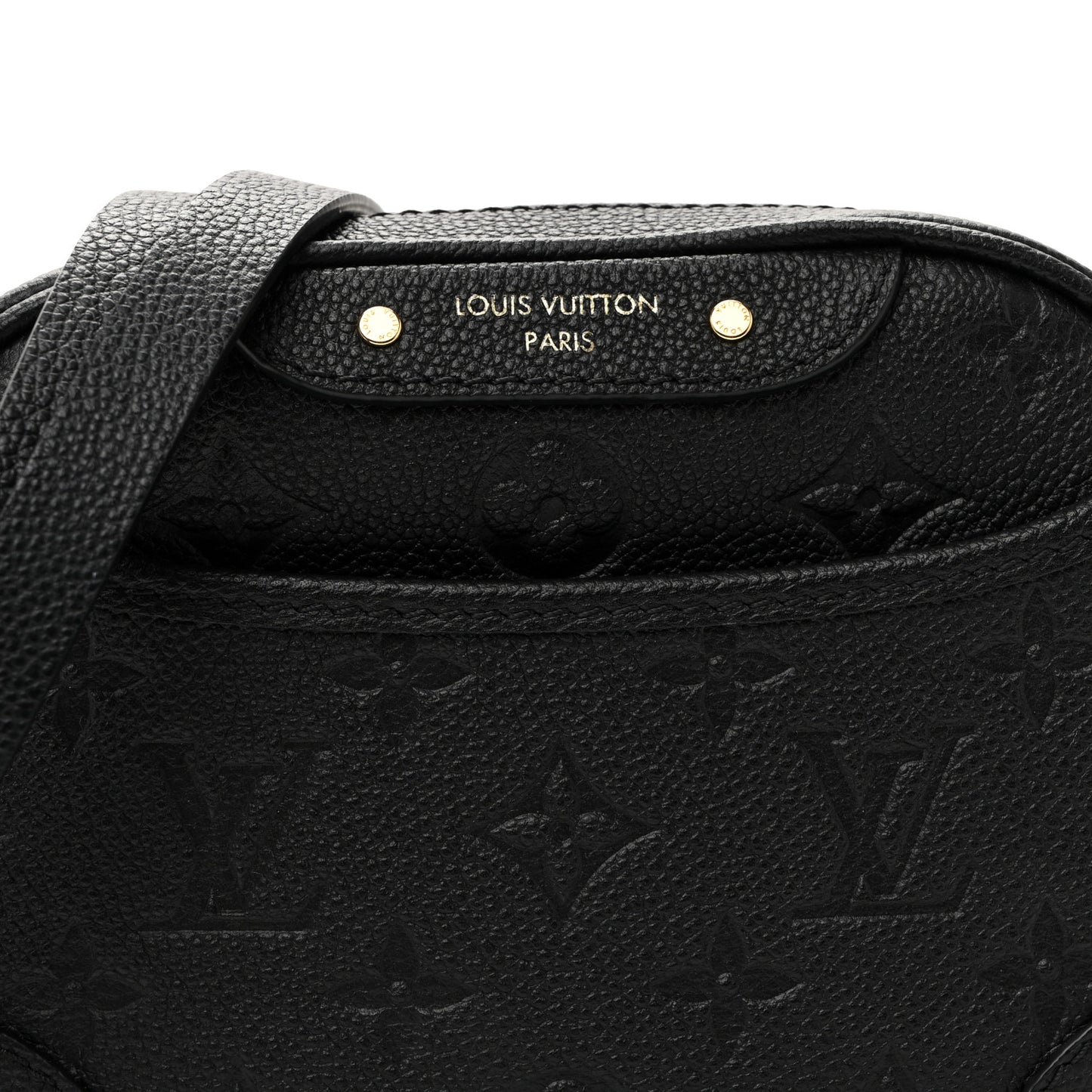Empreinte Monogram Tiny Camera Bag Black