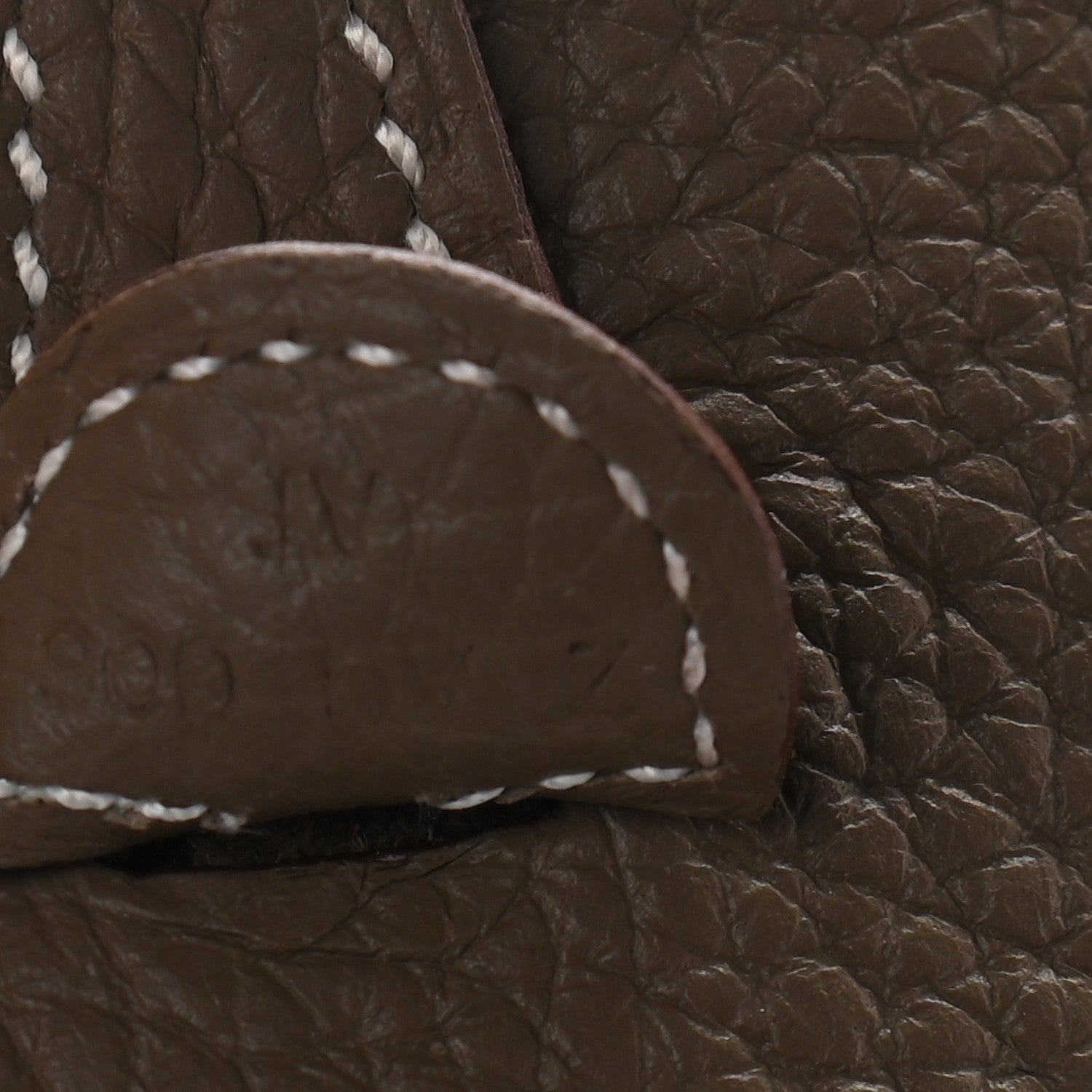 Hermes Taurillon Clemence Amazone Evelyne TPM Etoupe Bleu Indigo 7 of 9