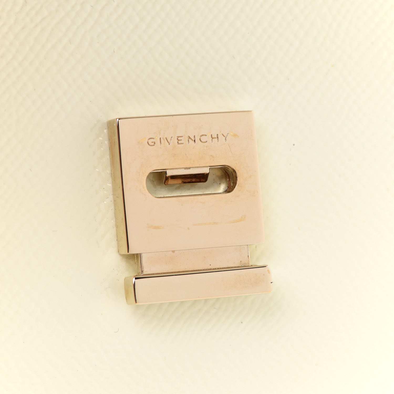 Givenchy Patent Calfskin Mini Pandora Box Chain Crossbody Bag White 9 of 13