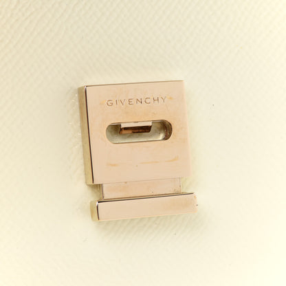 Givenchy Patent Calfskin Mini Pandora Box Chain Crossbody Bag White 9 of 13