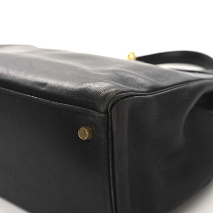Hermes Evergrain Kelly Retourne 32 Black 10 of 21