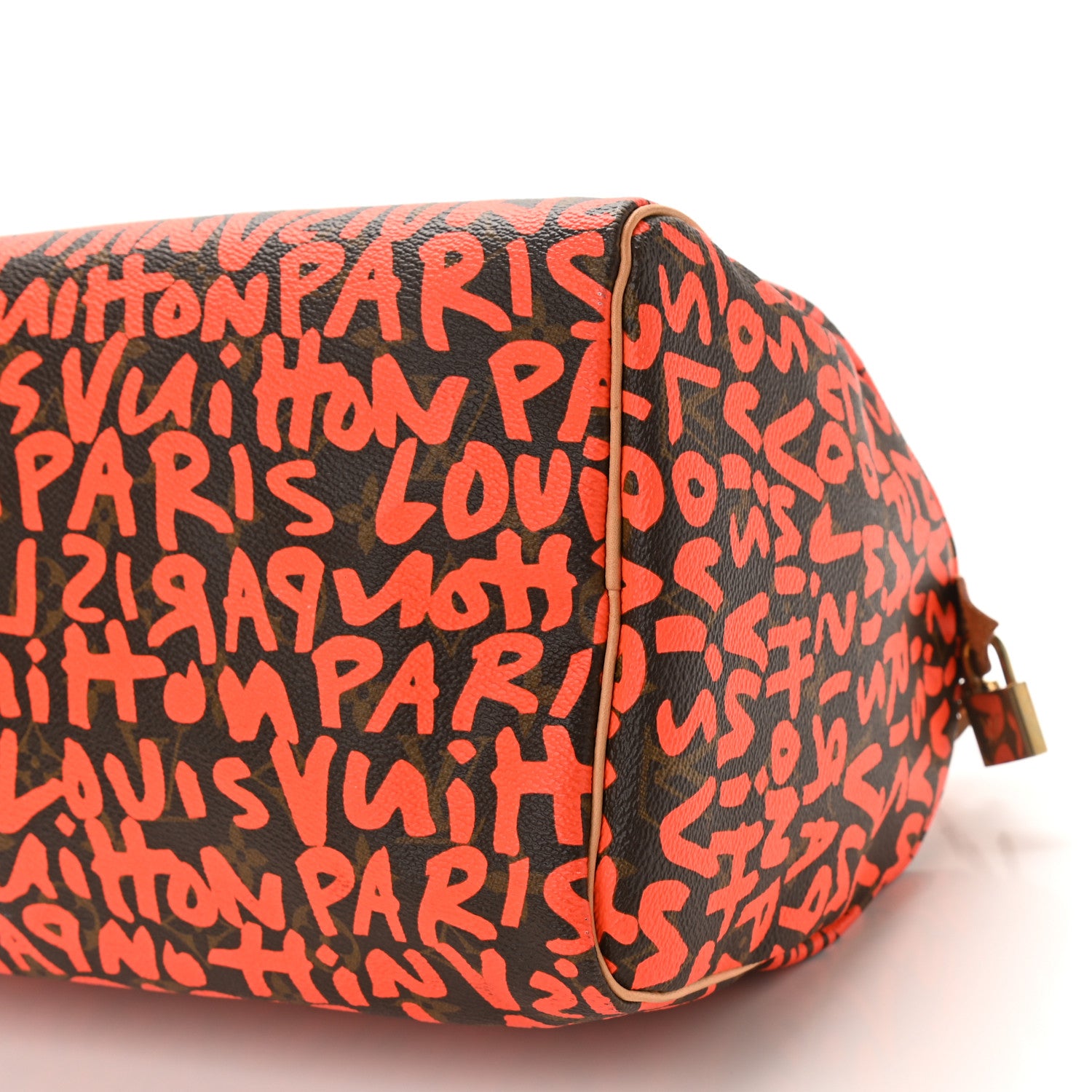 Louis Vuitton Monogram Graffiti Speedy 30 Orange 10 of 10