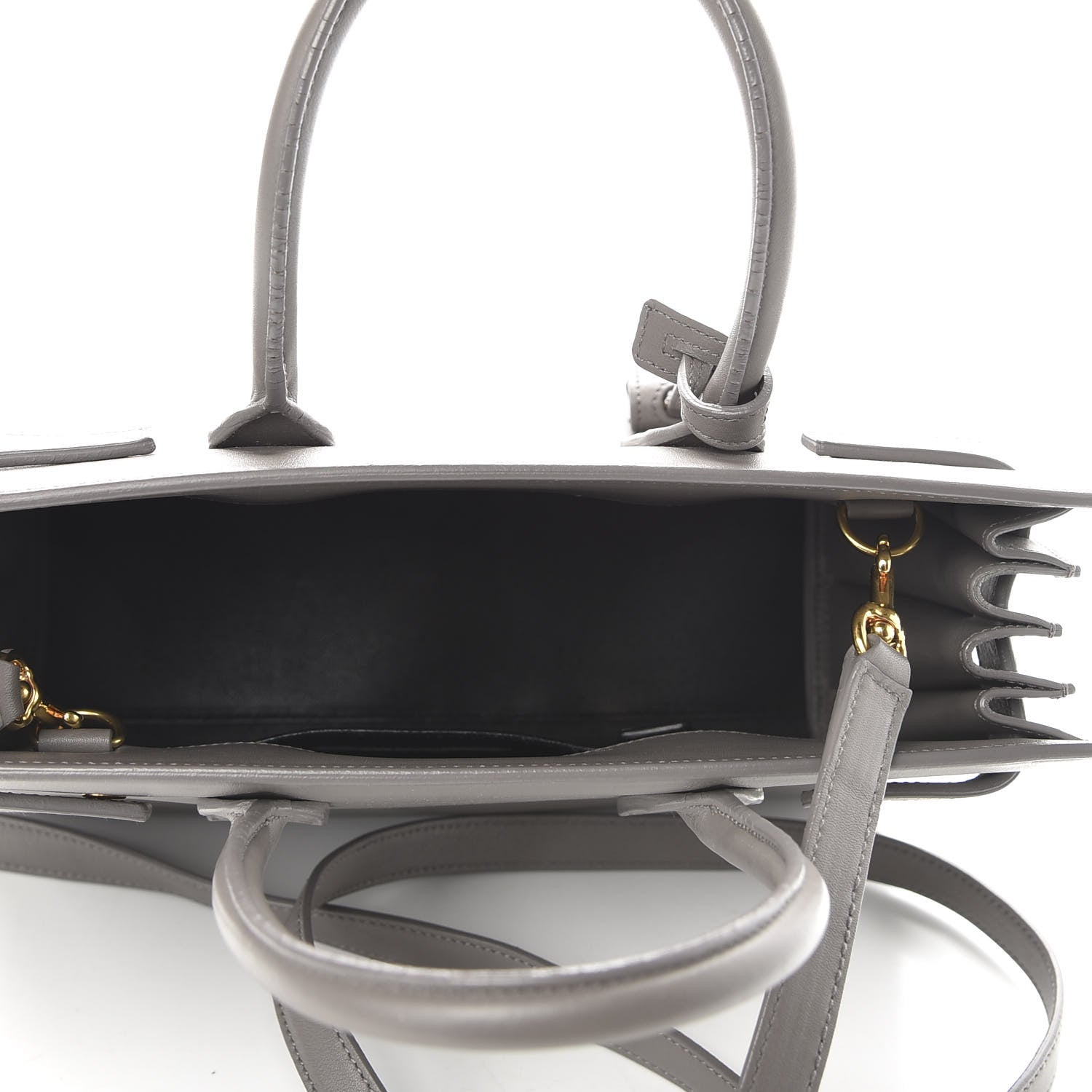 Saint Laurent Calfskin Baby Sac de Jour Fog 5 of 10
