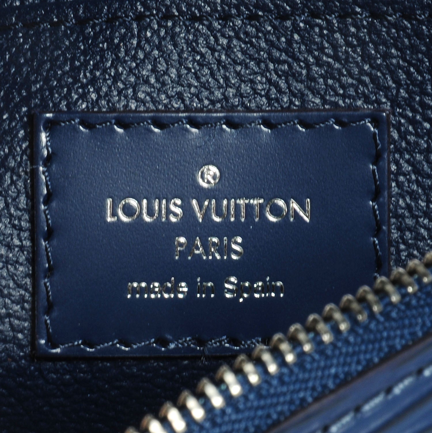 Louis Vuitton Epi Cosmetic Pouch Indigo 6 of 7