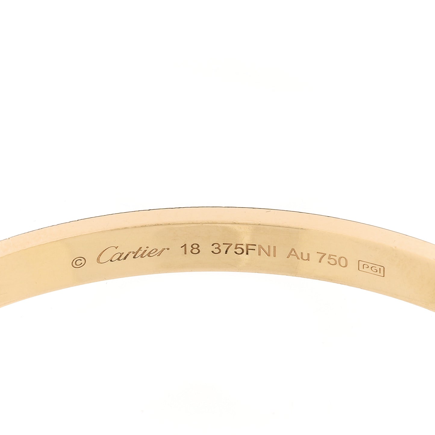 18K Yellow Gold LOVE Bracelet 18