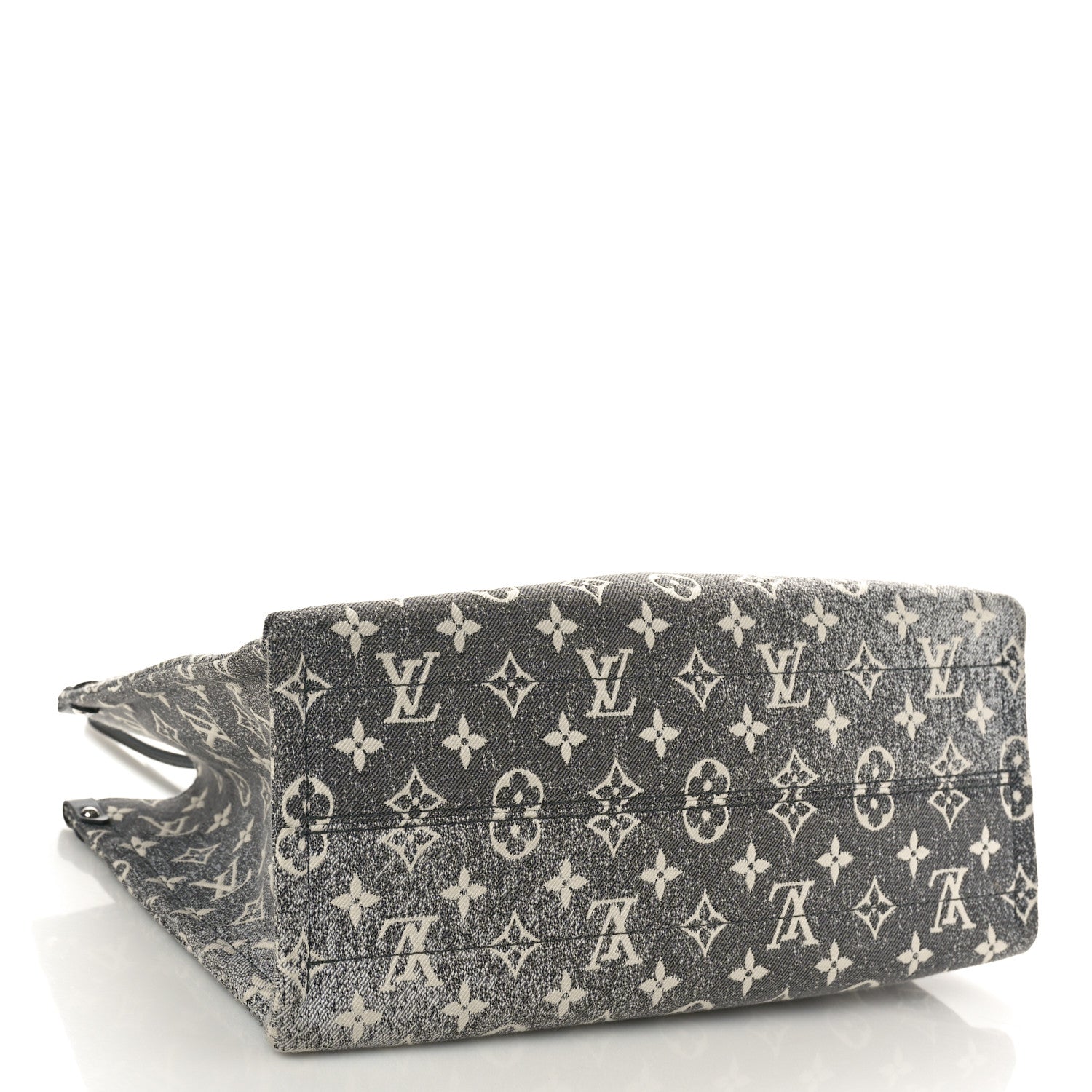 Louis Vuitton Monogram Jacquard Denim Onthego MM Black 4 of 9