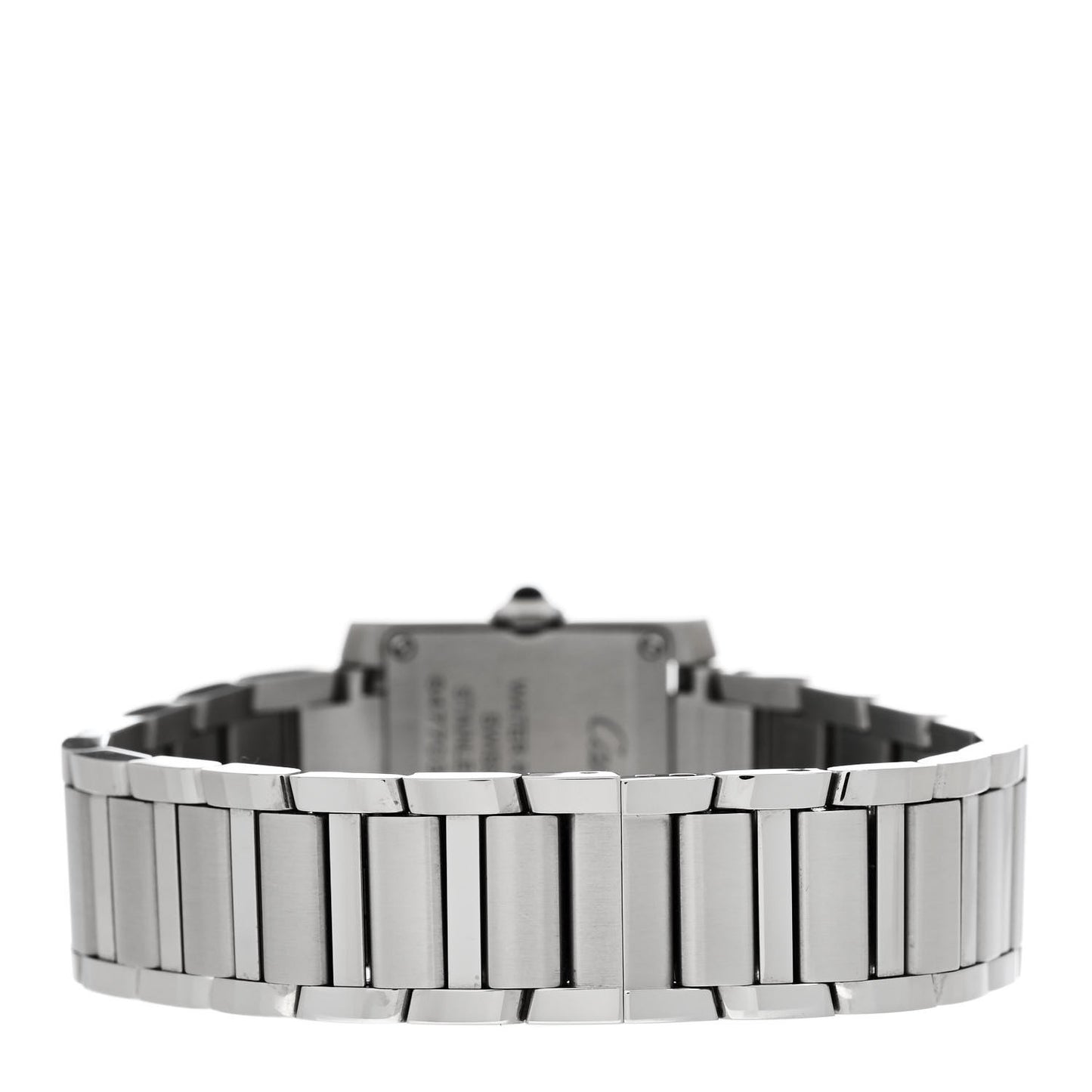 Stainless Steel 21mm Tank Francaise Quartz Watch Silver