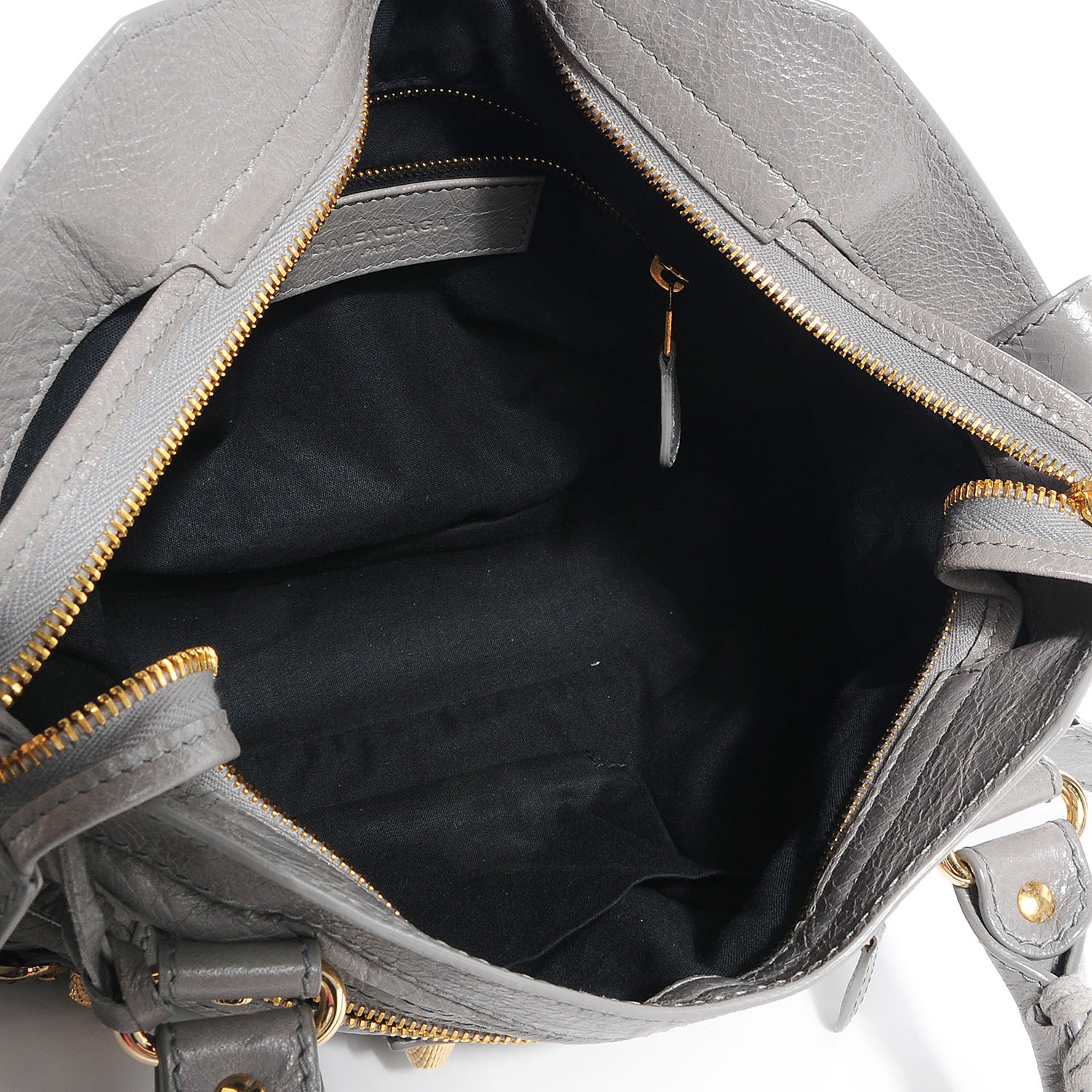 Balenciaga Agneau Giant 12 Gold Hardware Town Gris Pyrite 5 of 9