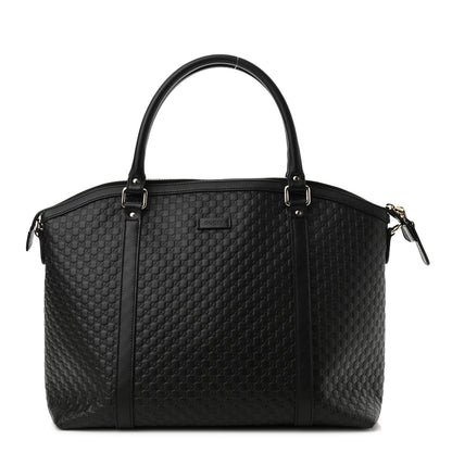 Gucci Soft Microguccissima Large Dome Satchel Black 1 of 11