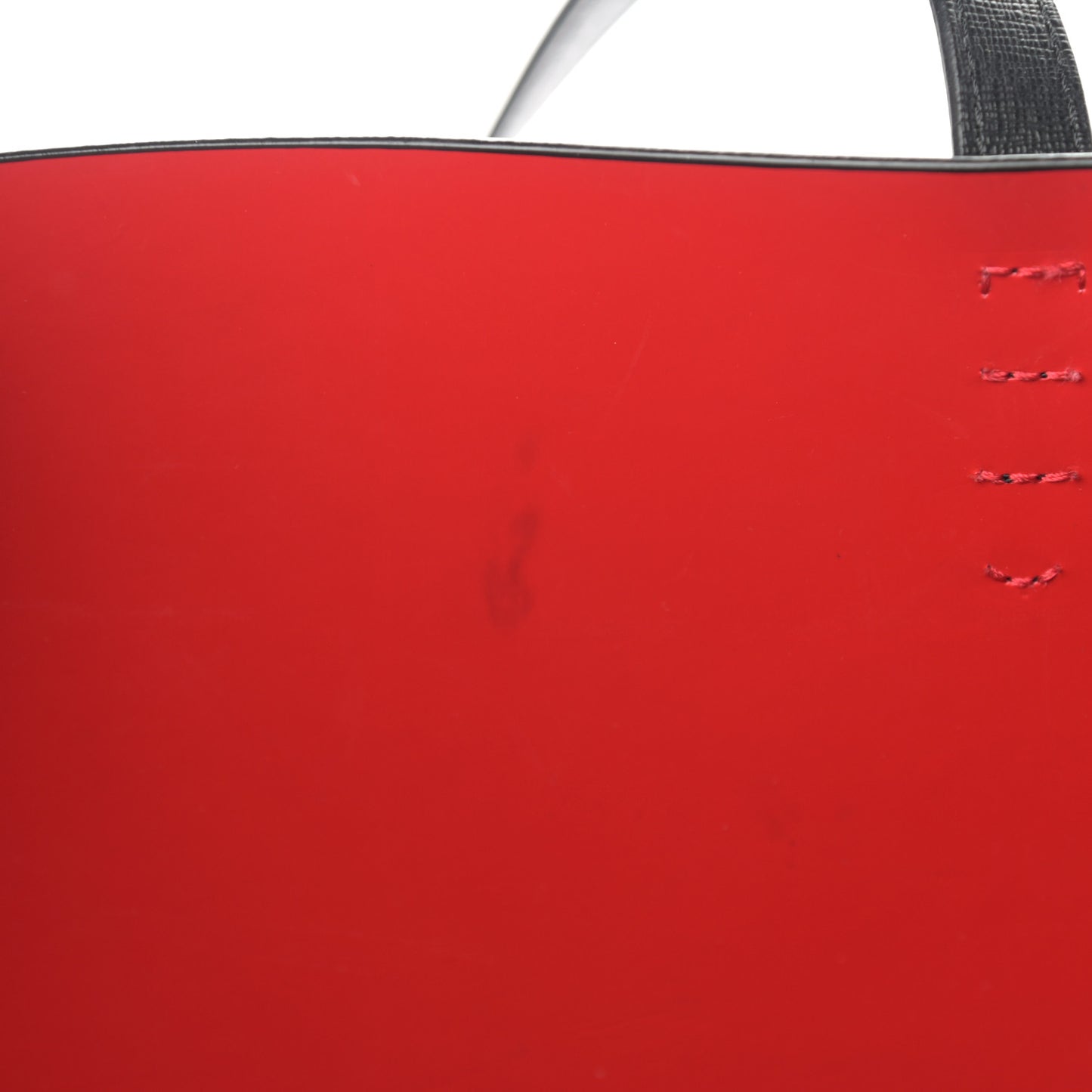 Saffiano Large Shopping Tote Black Flamma