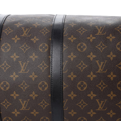 Louis Vuitton Monogram Macassar Keepall Bandouliere 55 11 of 22
