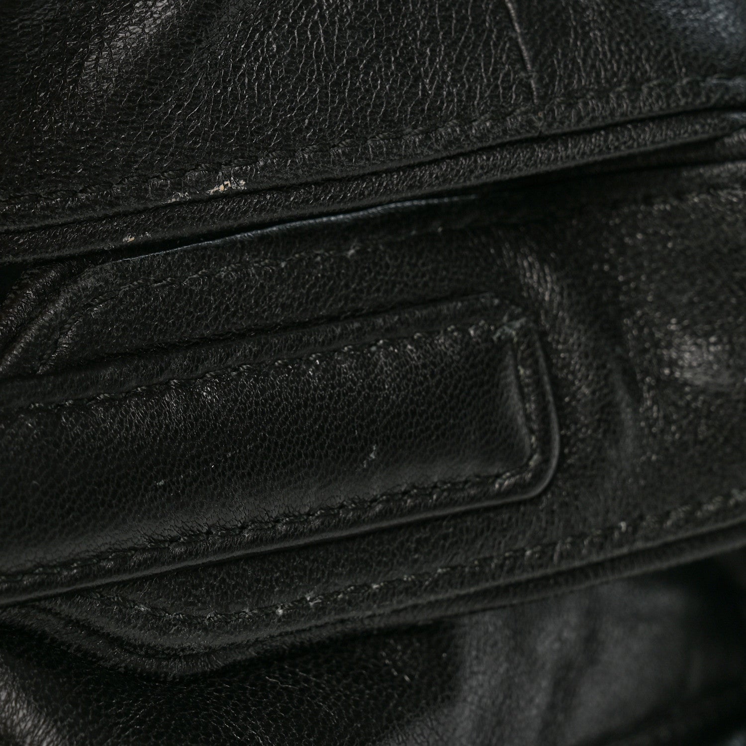 Prada Nappa Soft Padded Logo Embossed Triangle Quilted Small Shoulder Bag Black 11 of 13