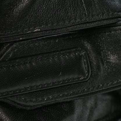 Prada Nappa Soft Padded Logo Embossed Triangle Quilted Small Shoulder Bag Black 11 of 13