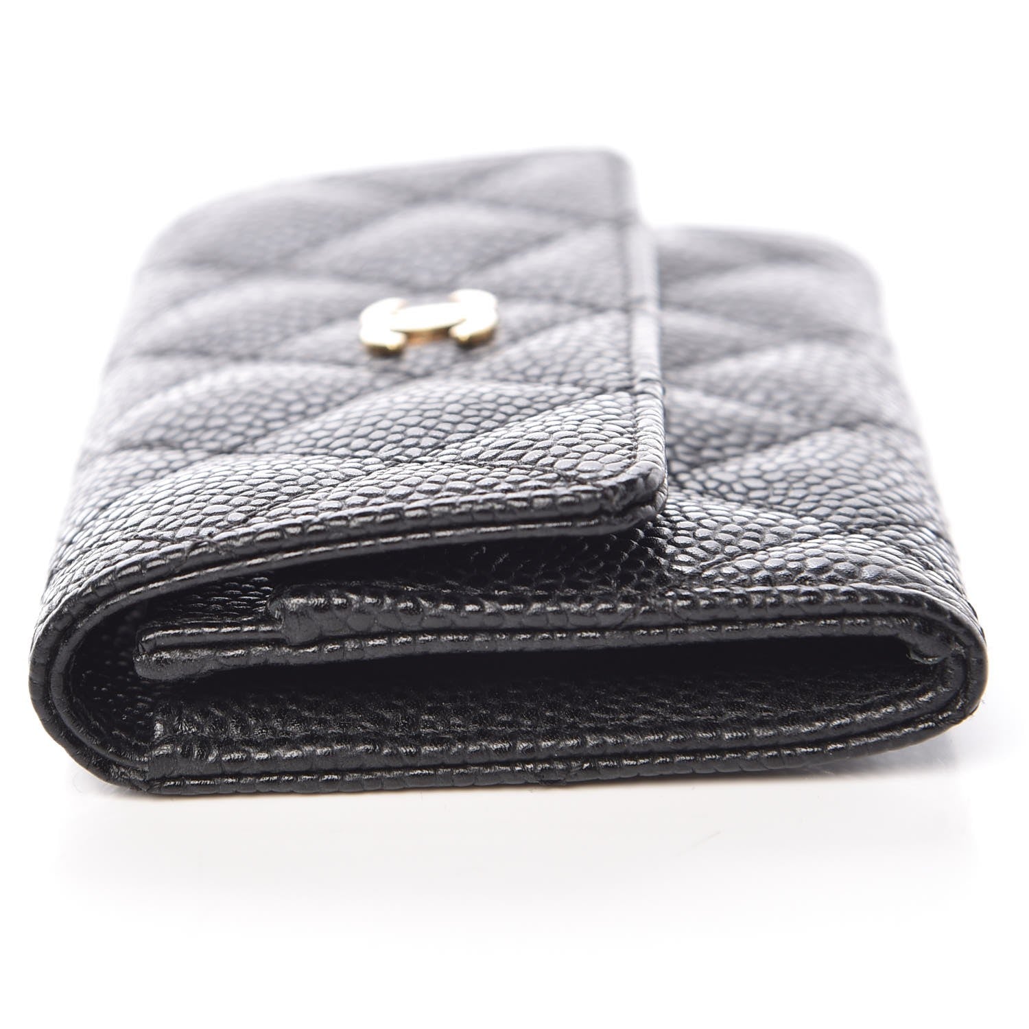 Chanel Caviar Quilted Flap Card Holder Black 10 of 14