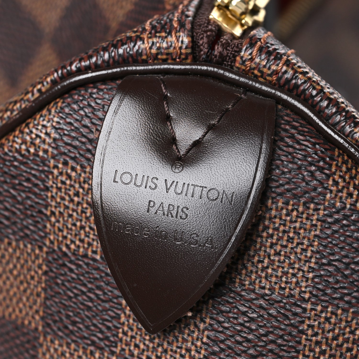 Louis Vuitton Damier Ebene Speedy 35 6 of 16