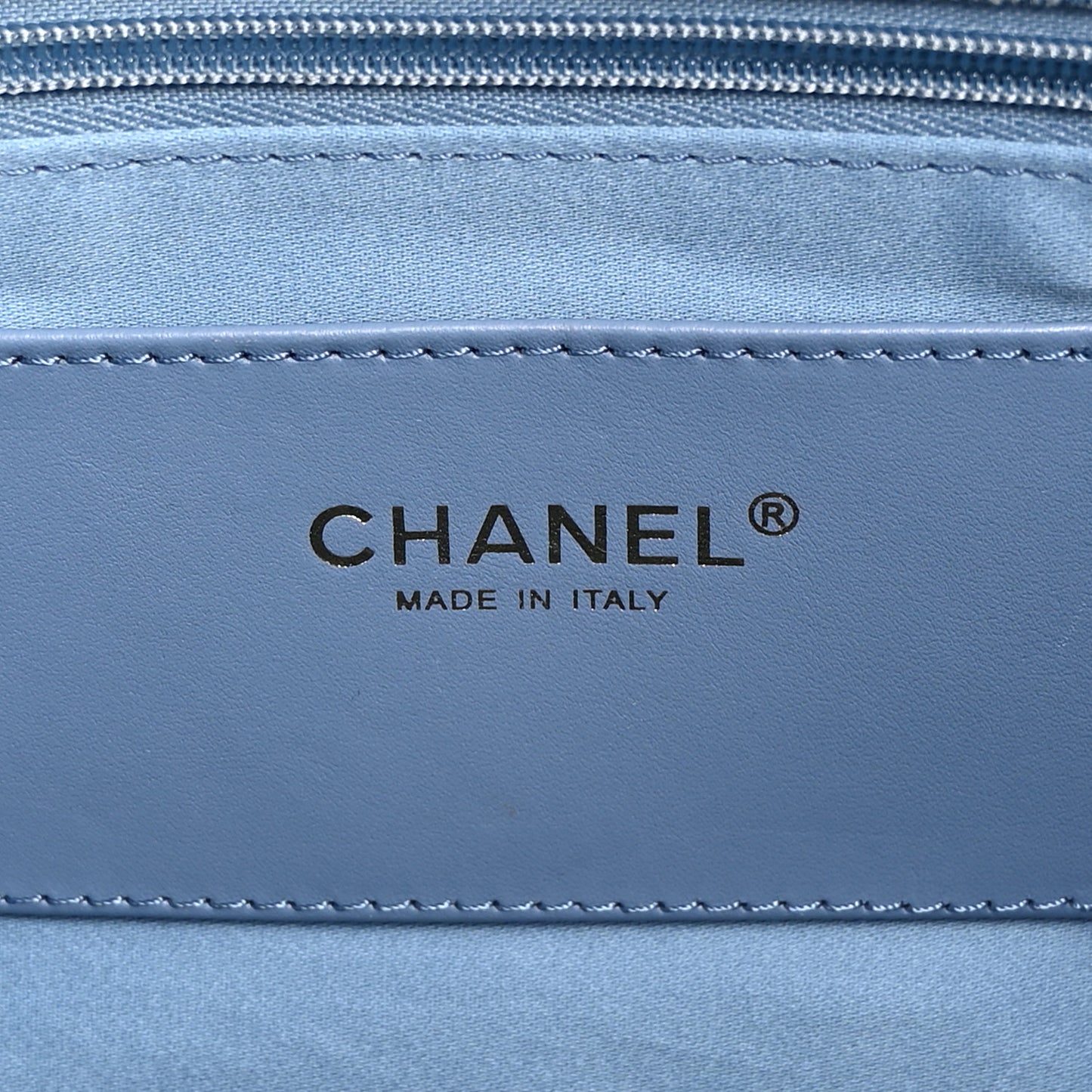 Washed Denim Quilted Flap Bag Blue
