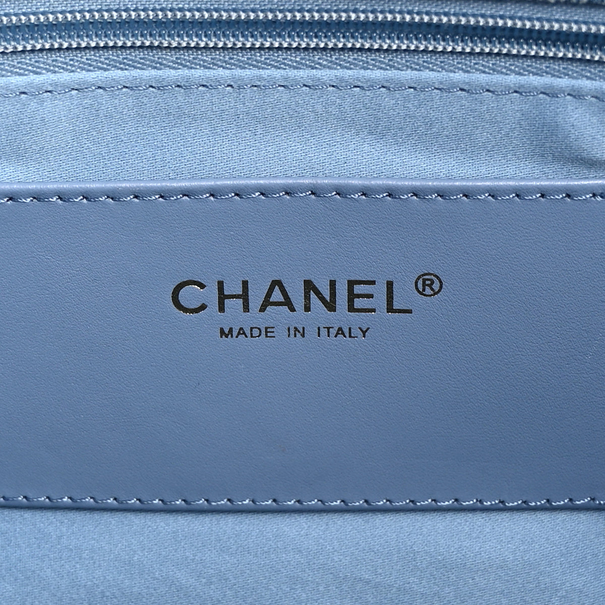 Chanel Washed Denim Quilted Flap Bag Blue 5 of 9