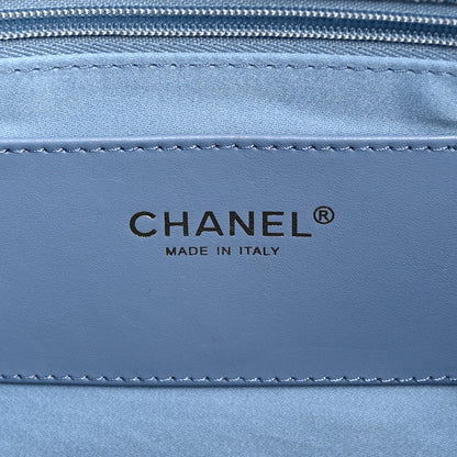 Chanel Washed Denim Quilted Flap Bag Blue 5 of 9