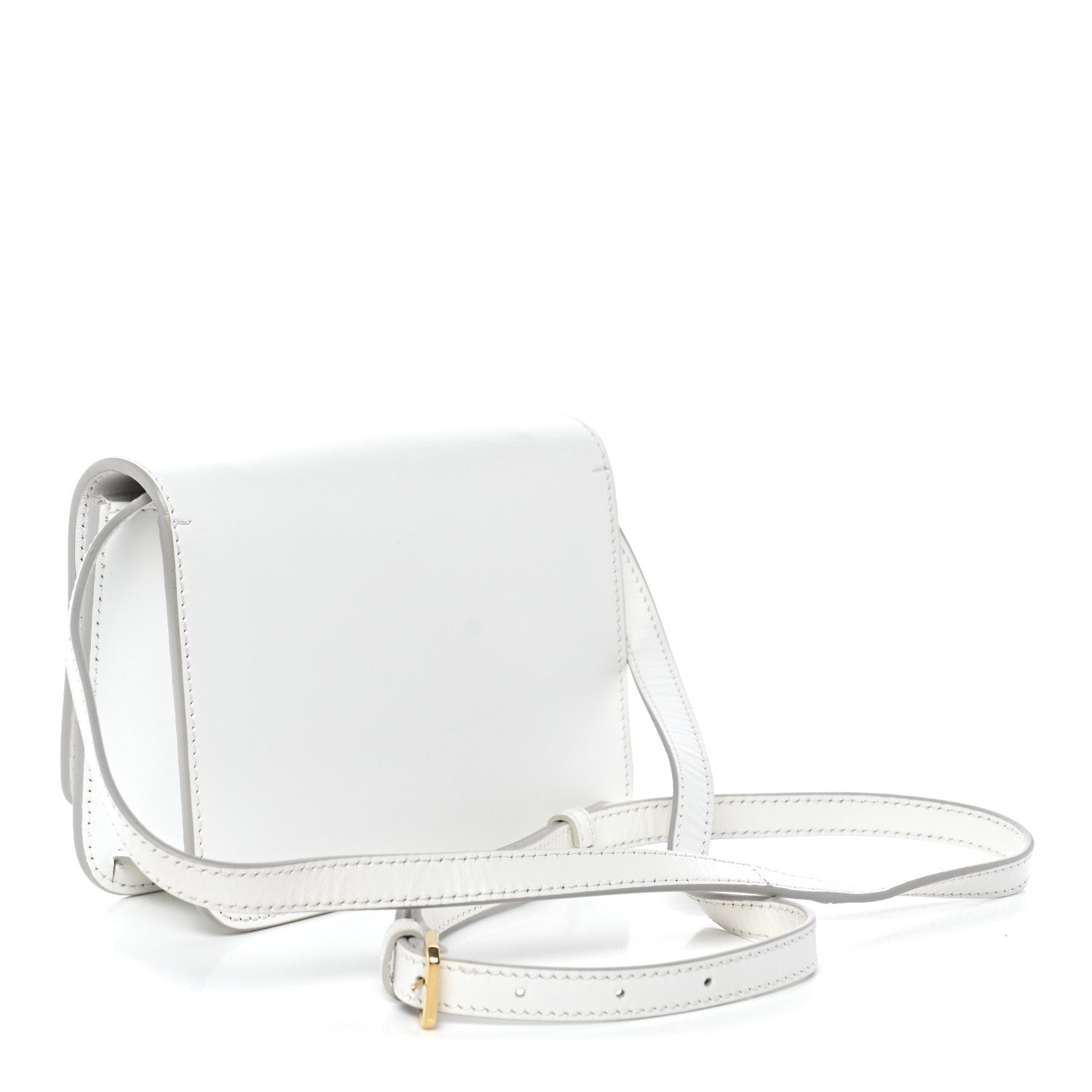 Burberry Calfskin Mini TB Bag White 1851579 – FASHIONPHILE