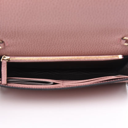 Gucci Dollar Calfskin Medium Betty Chain Wallet Soft Pink 5 of 9