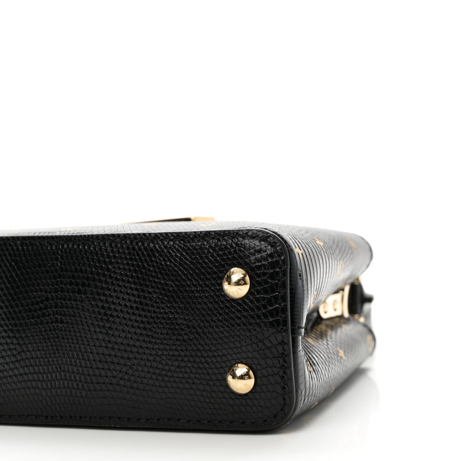 Louis Vuitton Lizard Capucines Mini Black 9 of 9