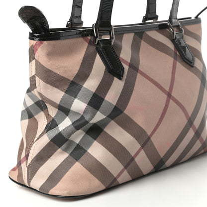 Burberry Supernova Check Regent Tote Black 11 of 12